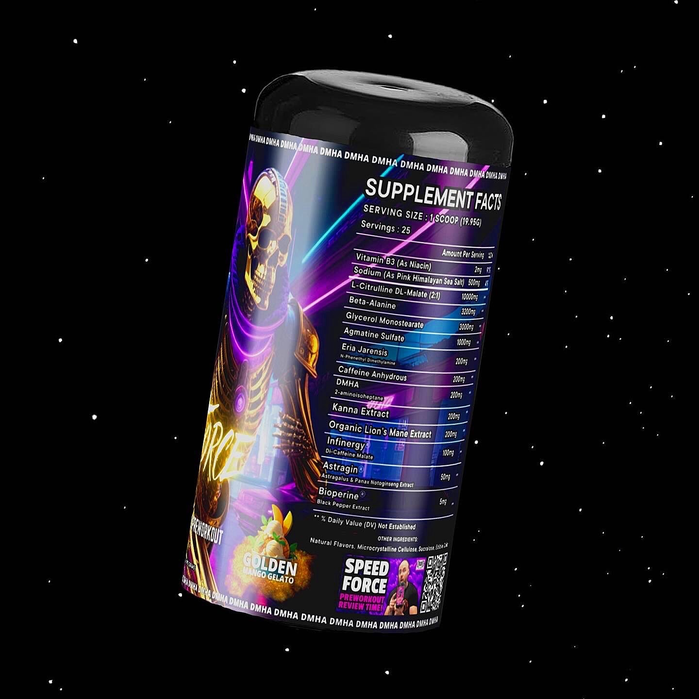 Speed Force Extreme Pump Mid Stim Pre-Workout by Project M