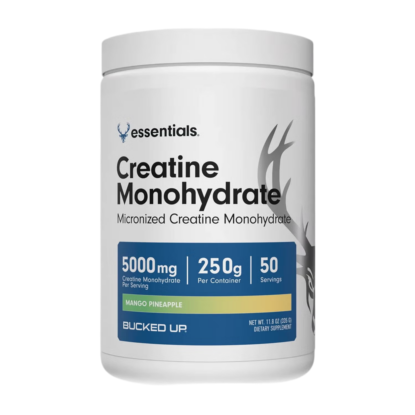 Bucked Up® - Essentials: Creatine Monohydrate - 50 Servings