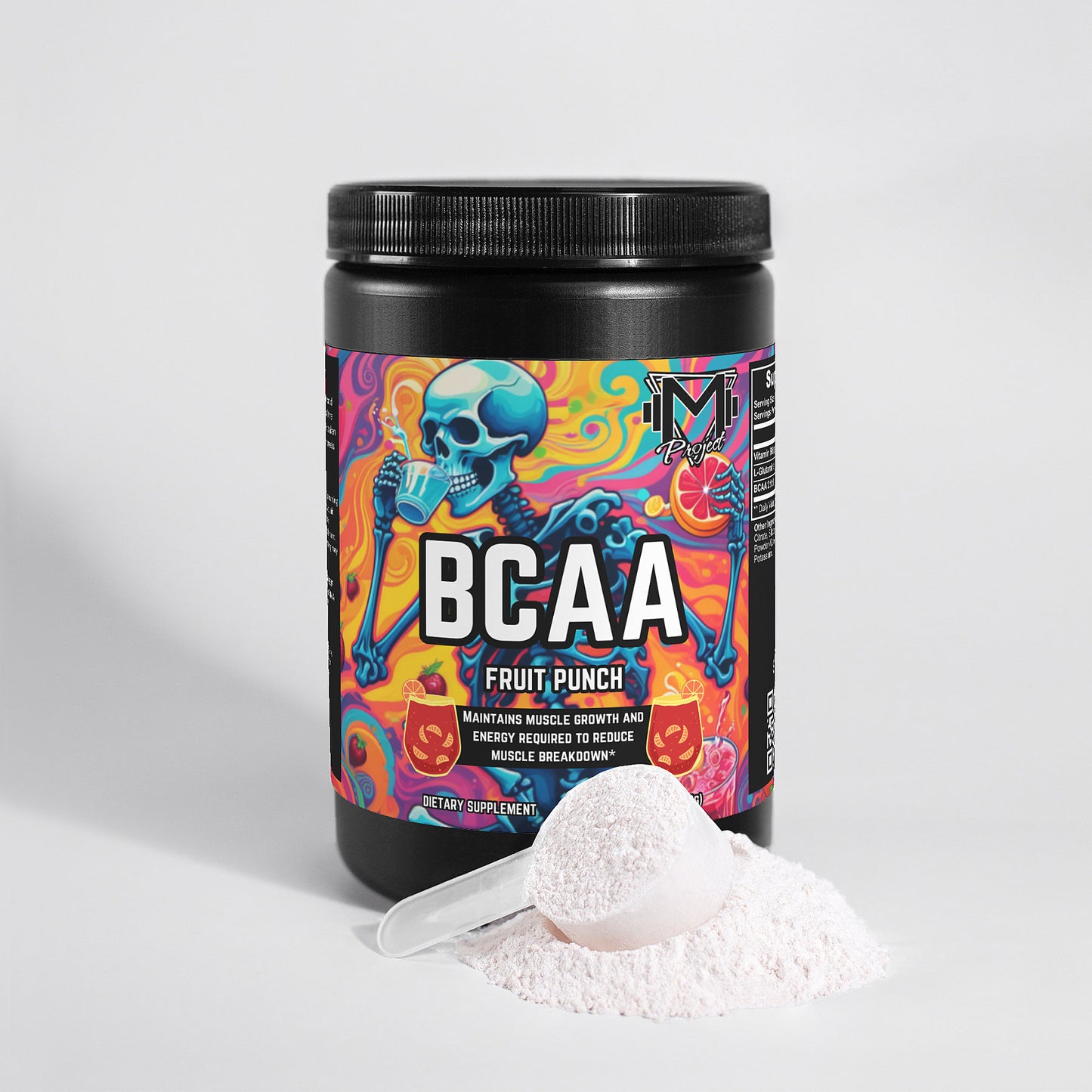 BCAA's (Fruit Punch) 45 Servings by Project M