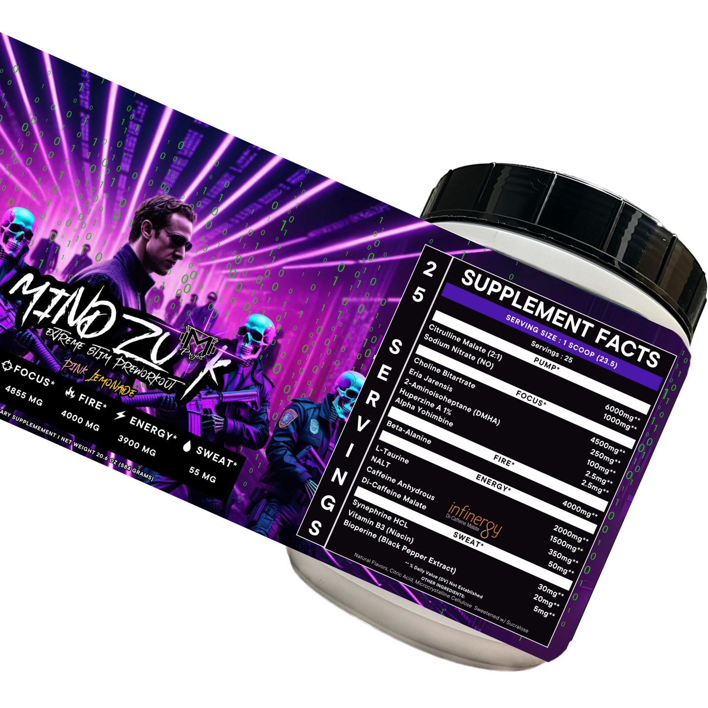 Mindfu*k Extreme Stim Pre-Workout by Project M