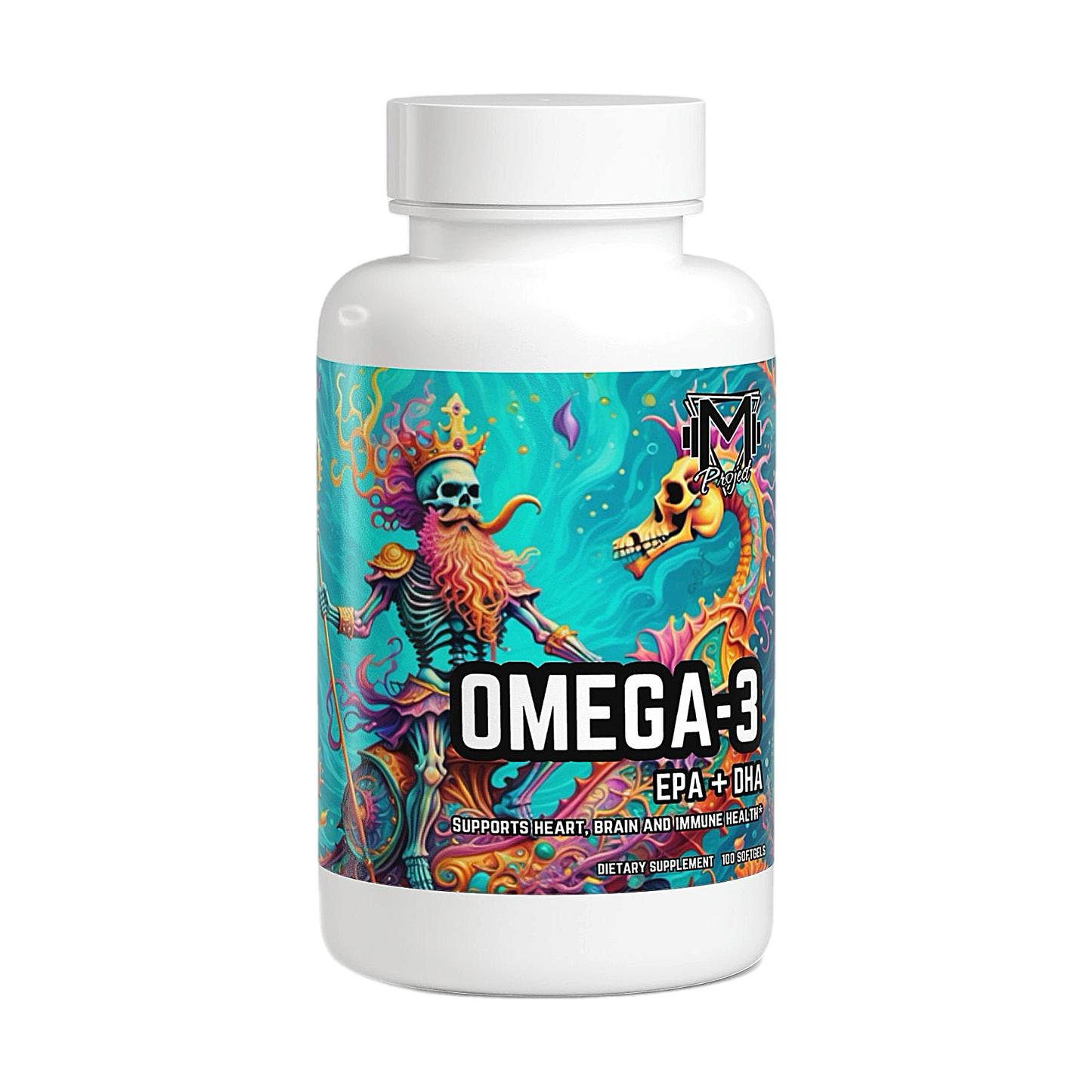 Omega 3 DHA + EPA Softgels by Project M