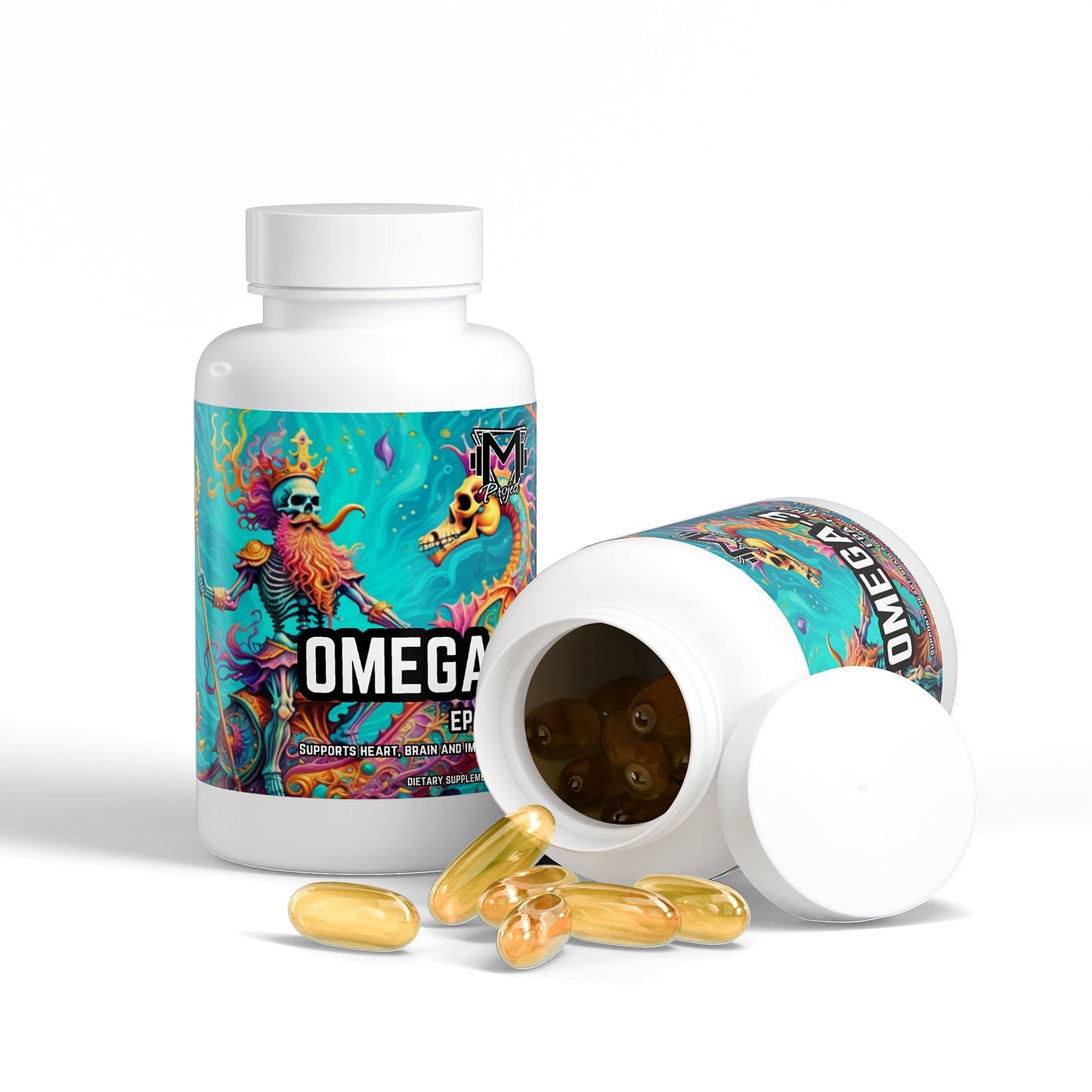 Omega 3 DHA + EPA Softgels by Project M