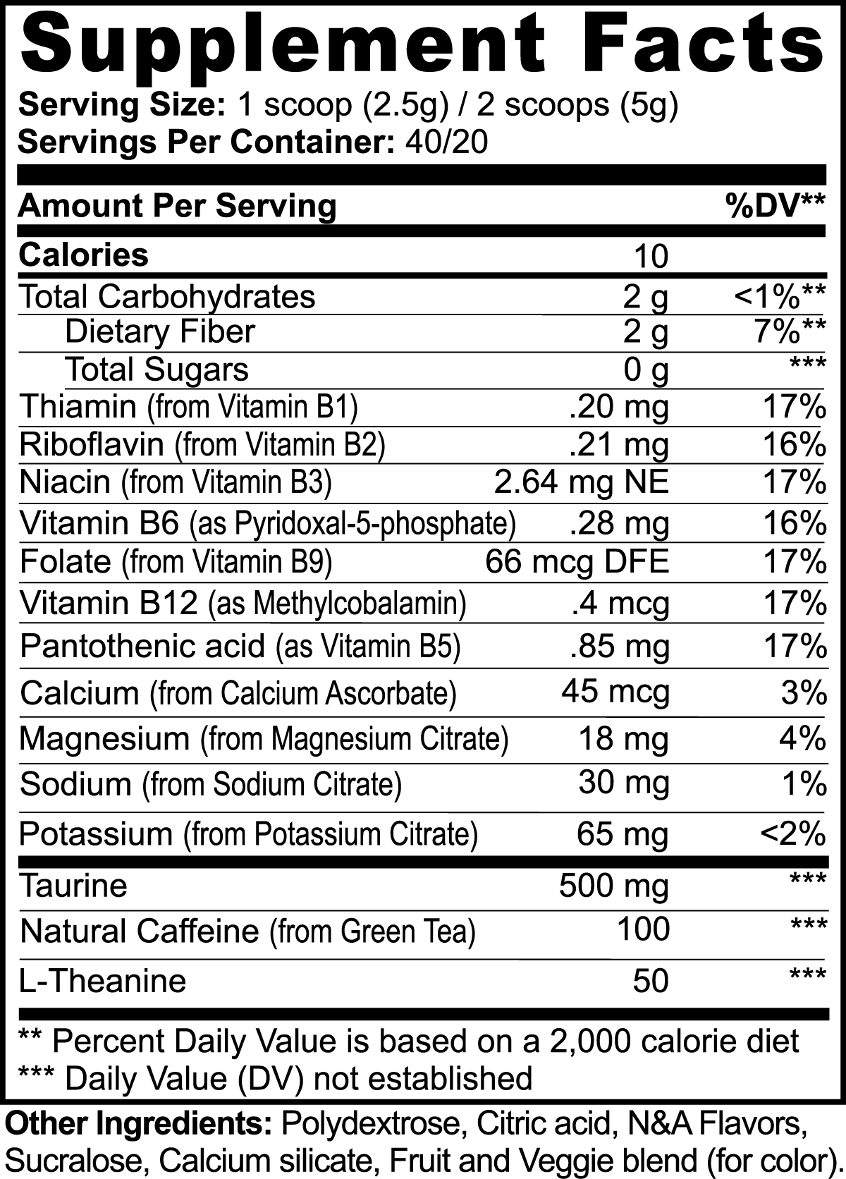 Energy Powder (Guava Berry) by Project M