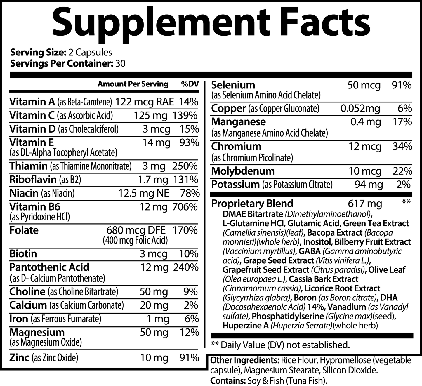 Nootropic Brain & Focus by Project M