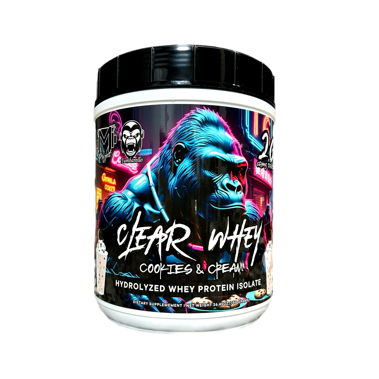 Whey Protein Isolate (Cookies & Cream) 1lb by Project M