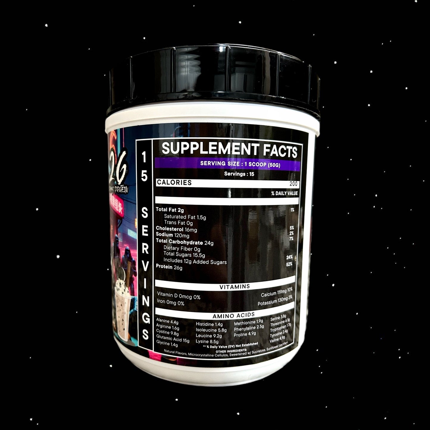 Whey Protein Isolate (Cookies & Cream) 1lb by Project M