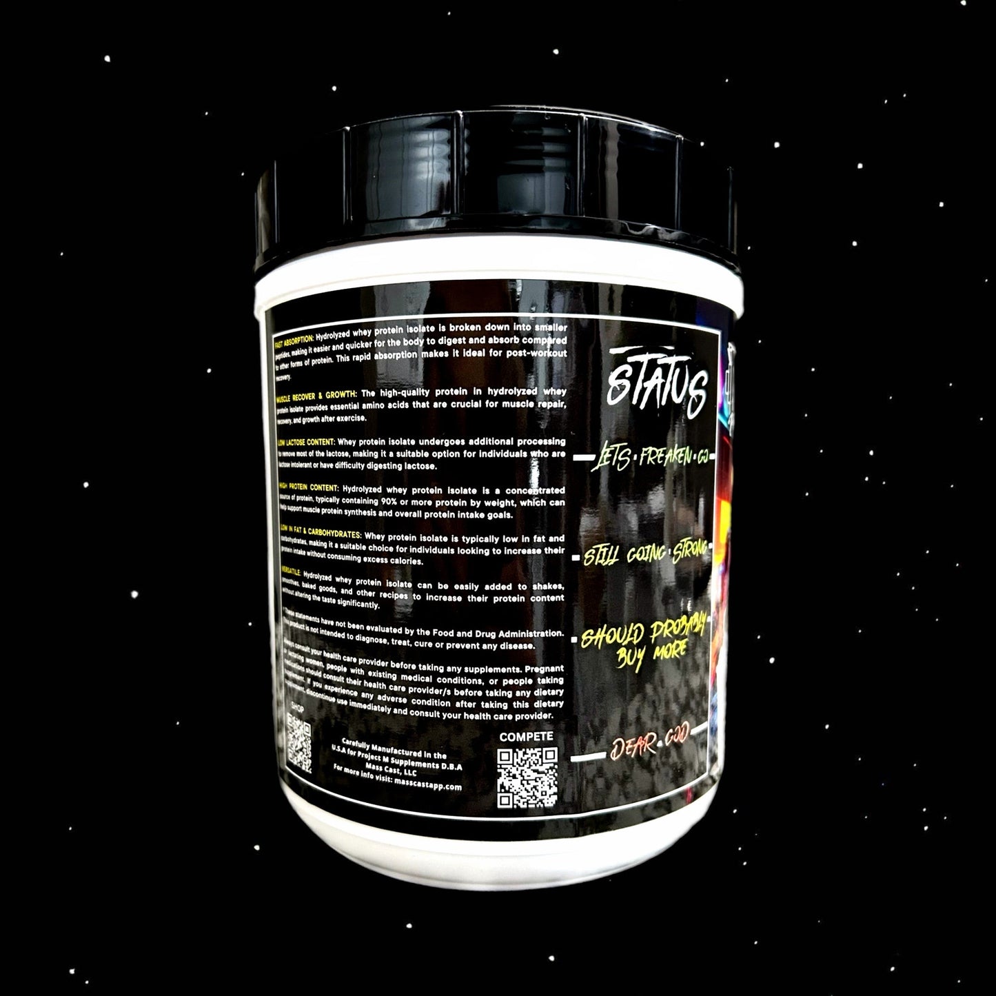 Whey Protein Isolate (Cookies & Cream) 1lb by Project M