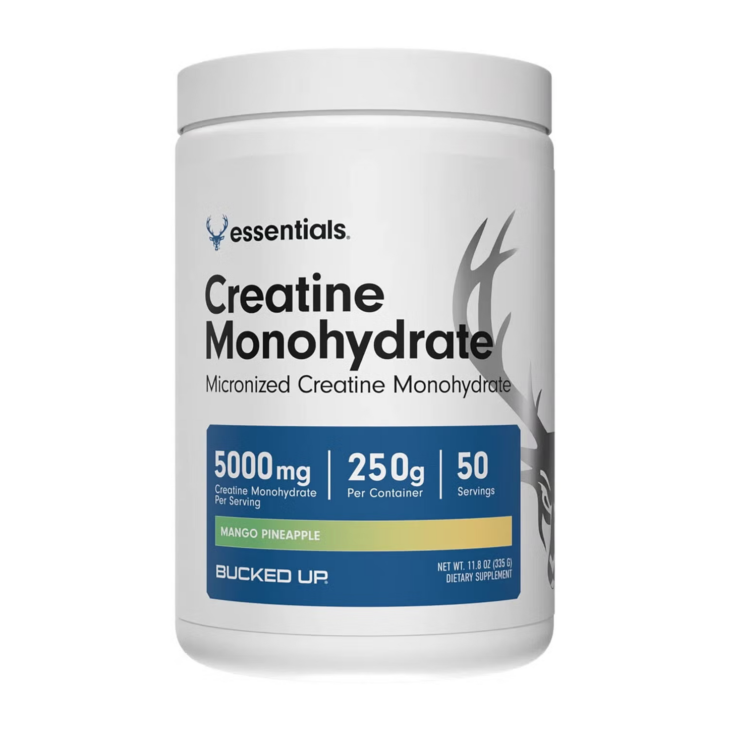 Bucked Up® - Essentials: Creatine Monohydrate - 50 Servings