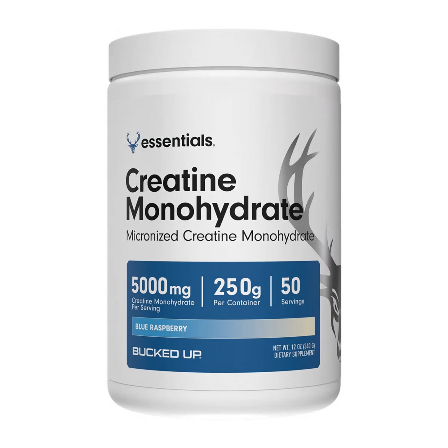 Bucked Up® - Essentials: Creatine Monohydrate - 50 Servings