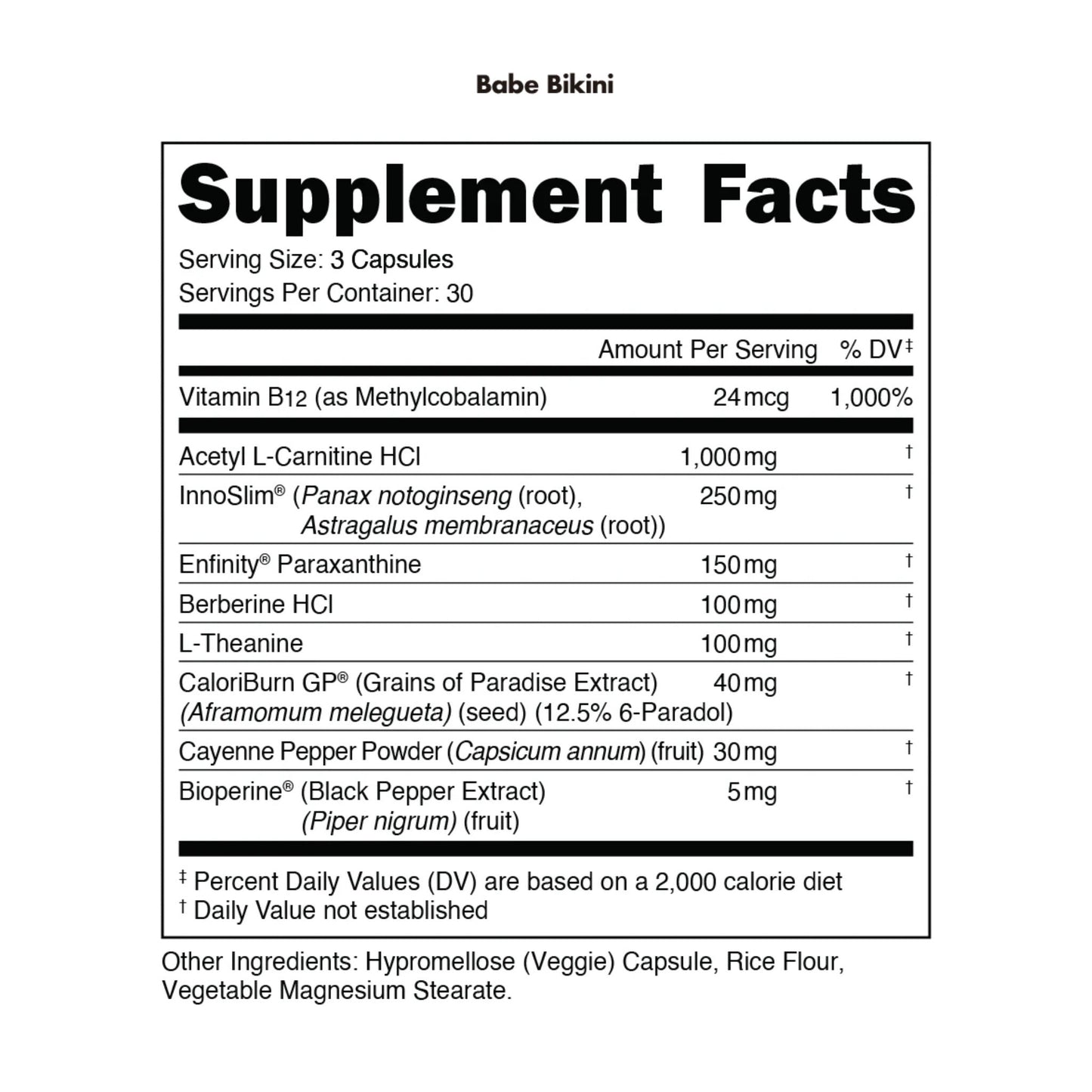 Bikini Babe Fat Burner by Bucked Up