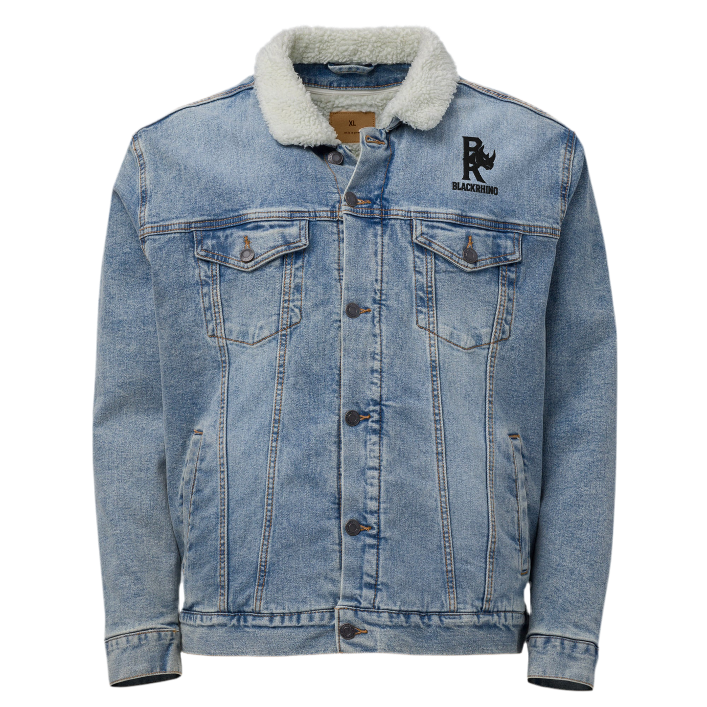 Black Rhino denim sherpa jacket
