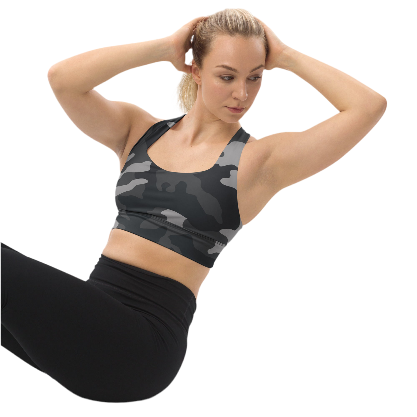 Black Rhino Longline Sports Bra