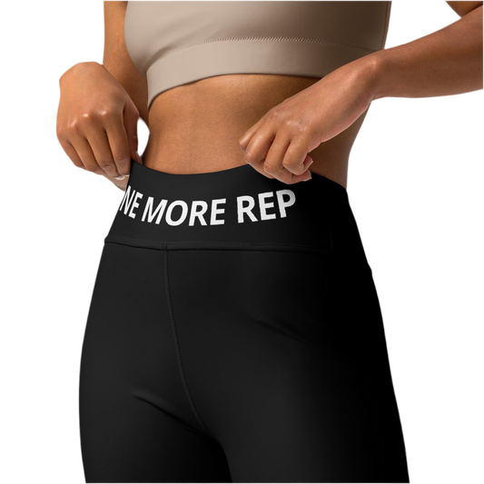 Black Rhino “One more Rep”Yoga Leggings