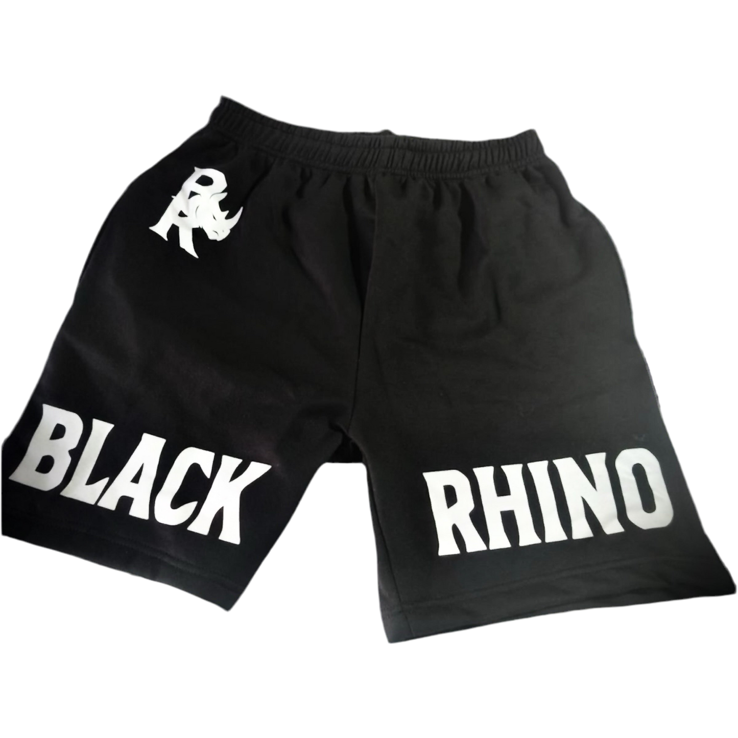 Limited Edition Black Rhino Logo Shorts