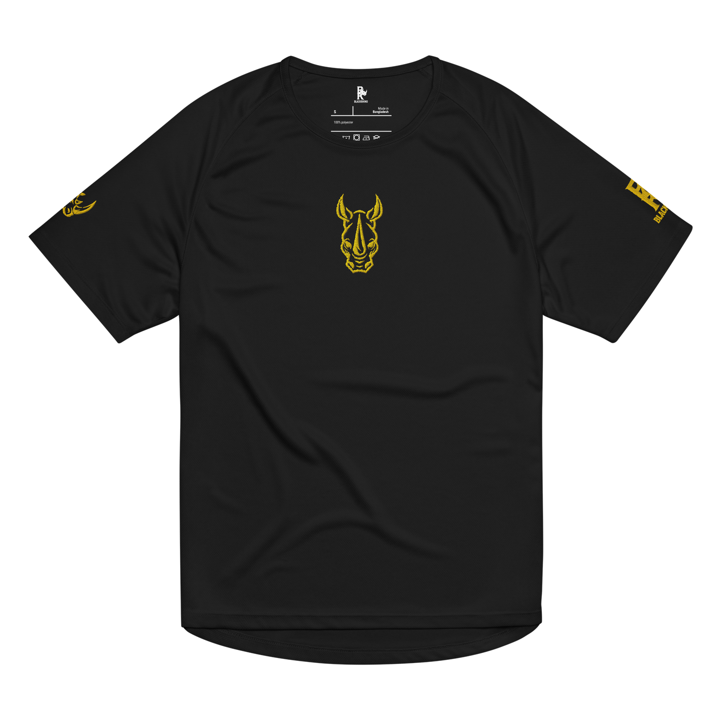 Black Rhino Embroidered sports jersey
