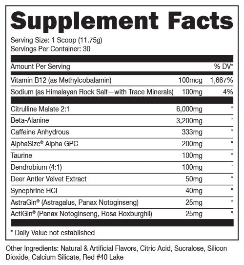 WOKEAF Pre-Workout by Bucked Up