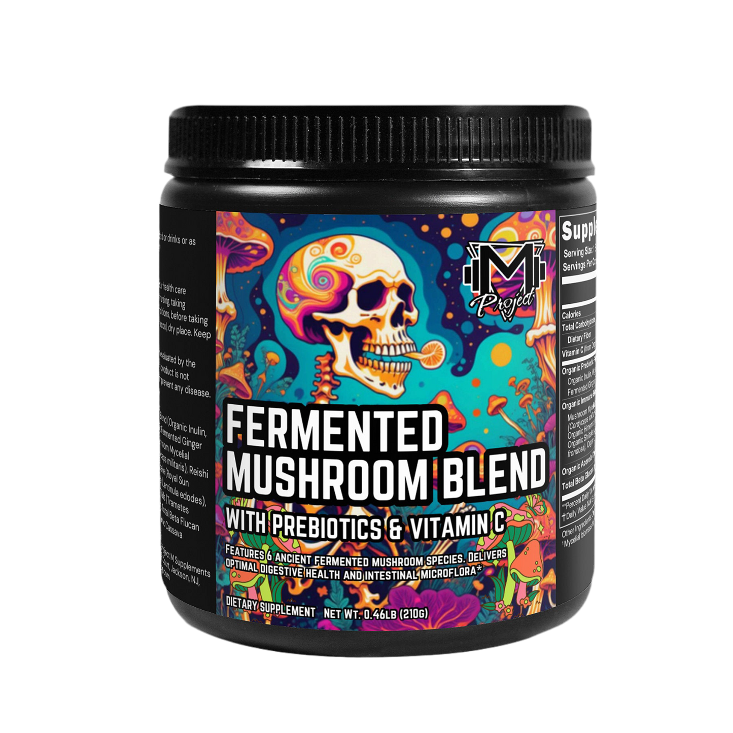 Fermented Mushroom Blend w/ Prebiotics & Vitamin V by Project M