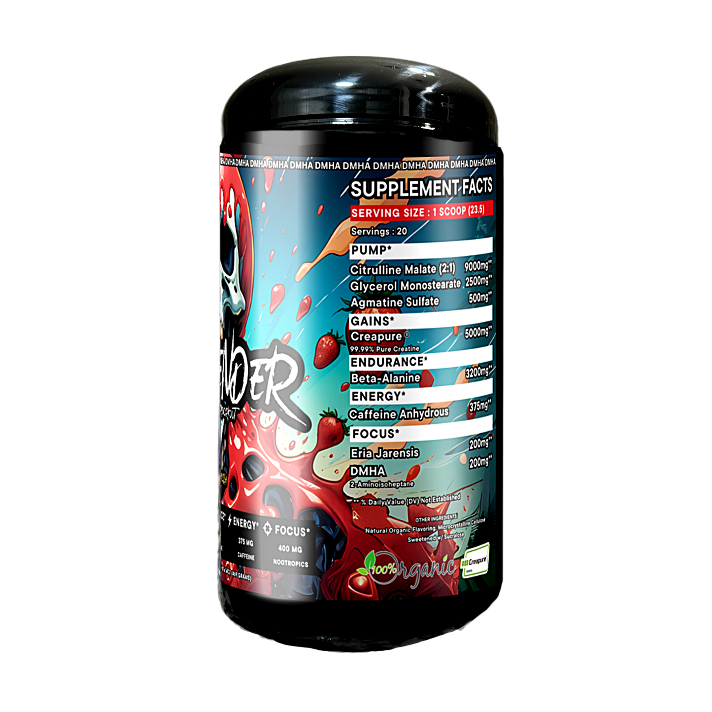 MINDBENDER v7 Nootropic High Stim Pre-Workout w/ Creapure