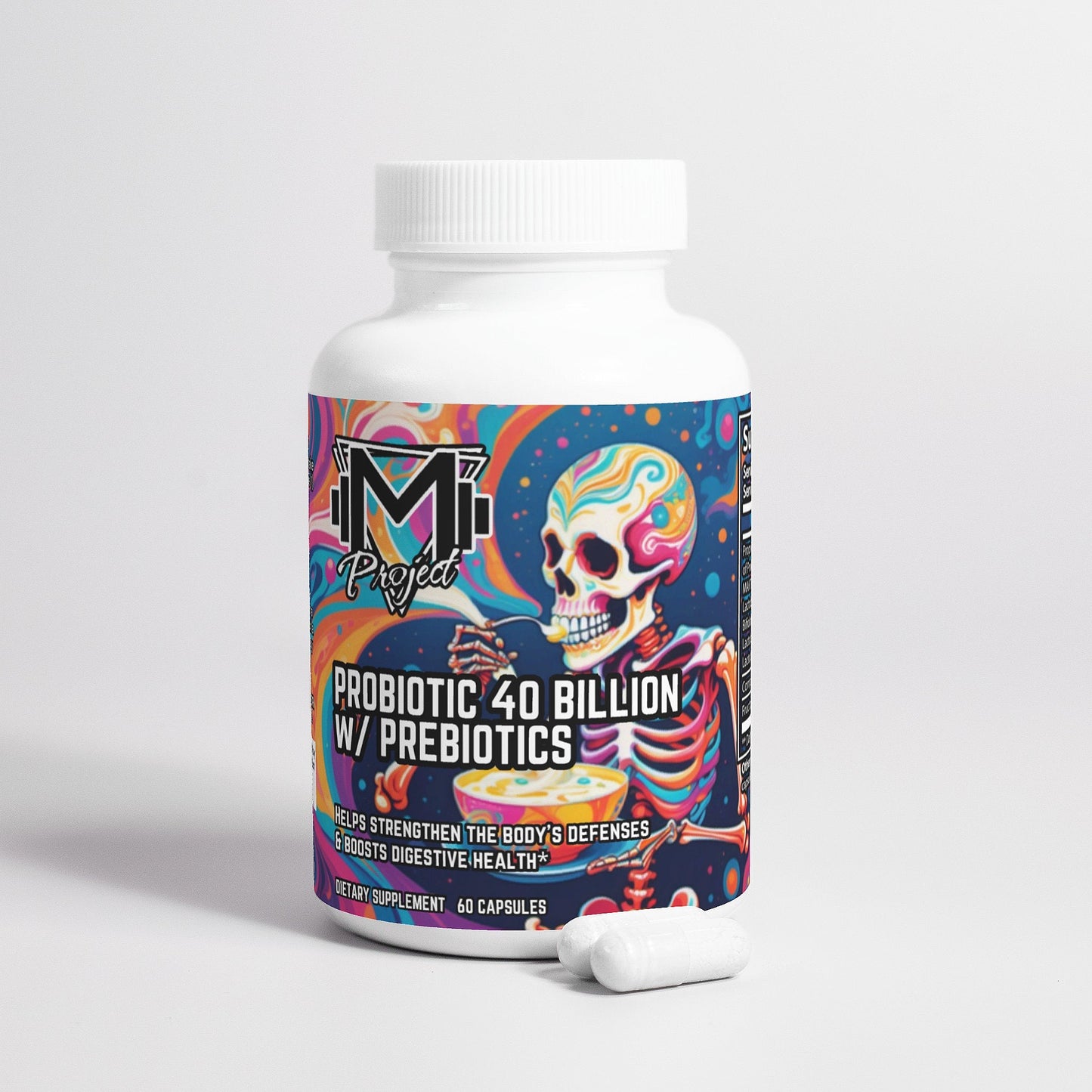 Probiotic 40 Billon w/ Prebiotics by Project M