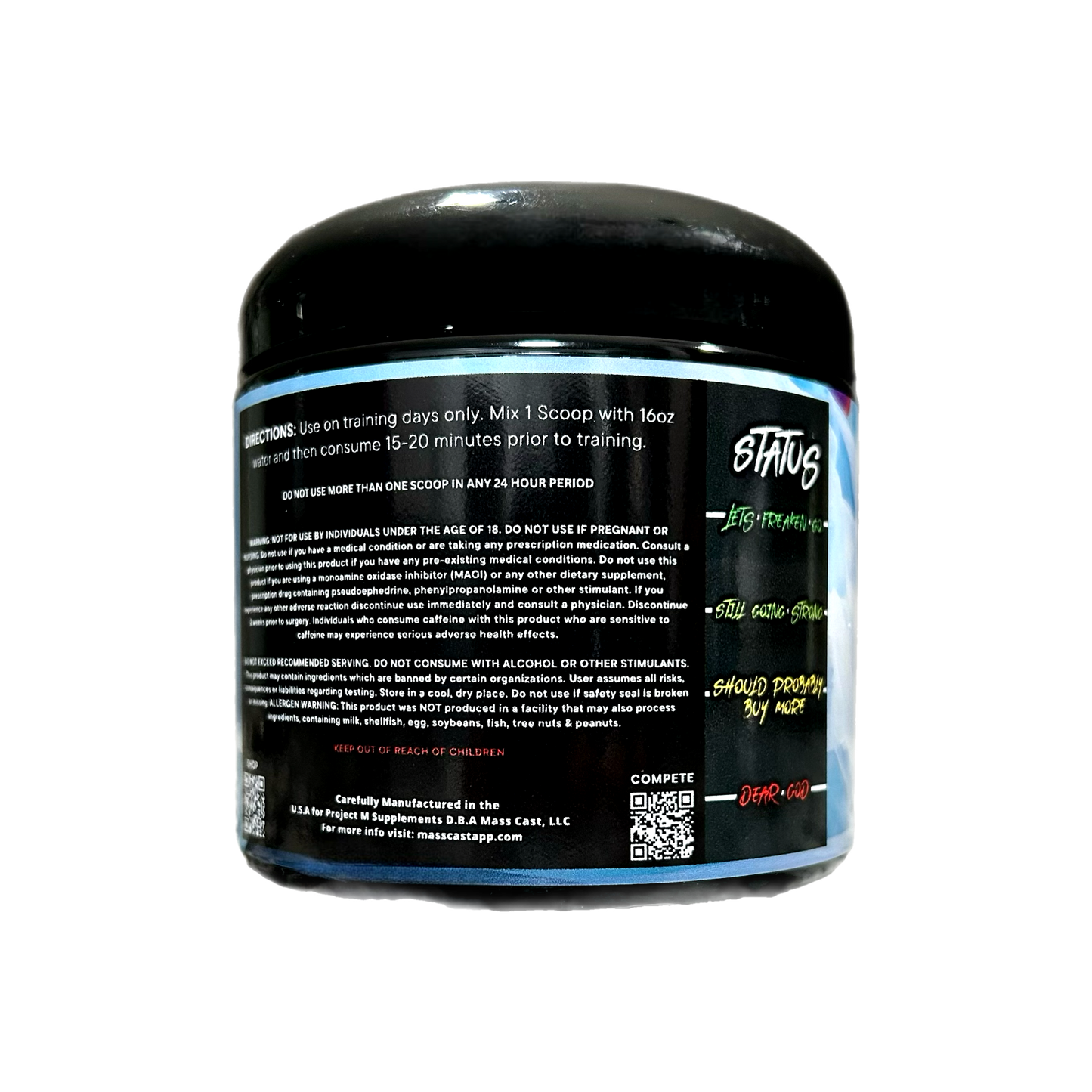 L-Carnitine Hydration Mix 100 Serving by Project M