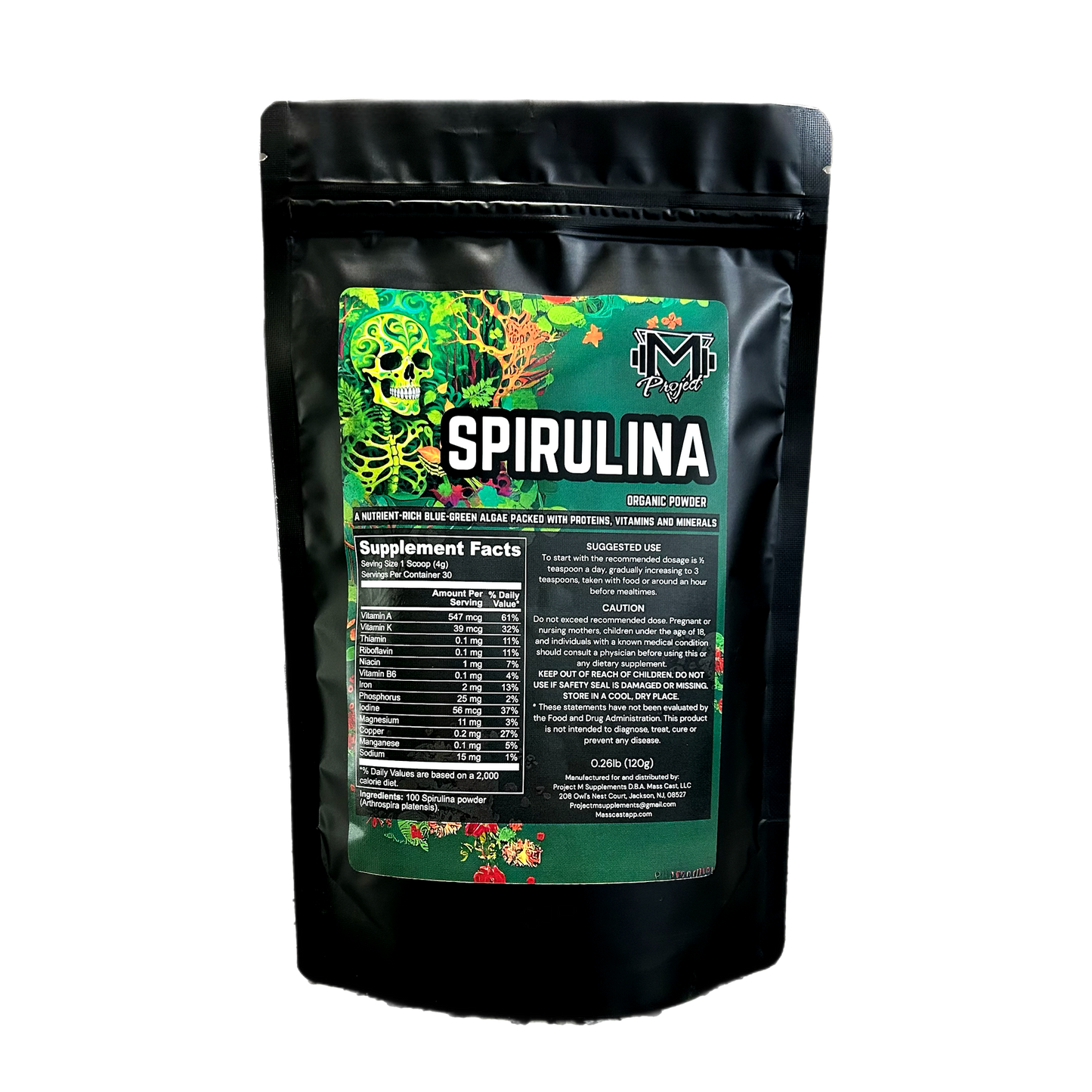 Organic Spirulina by Project M